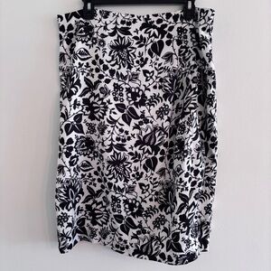 Ann Taylor Factory faux Wrap Floral Skirt